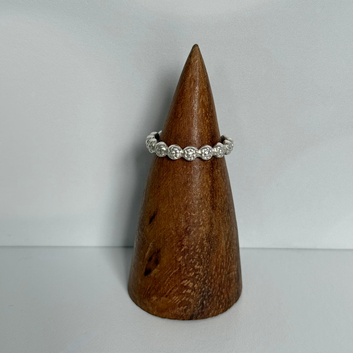Flower Band in Silver Petite
