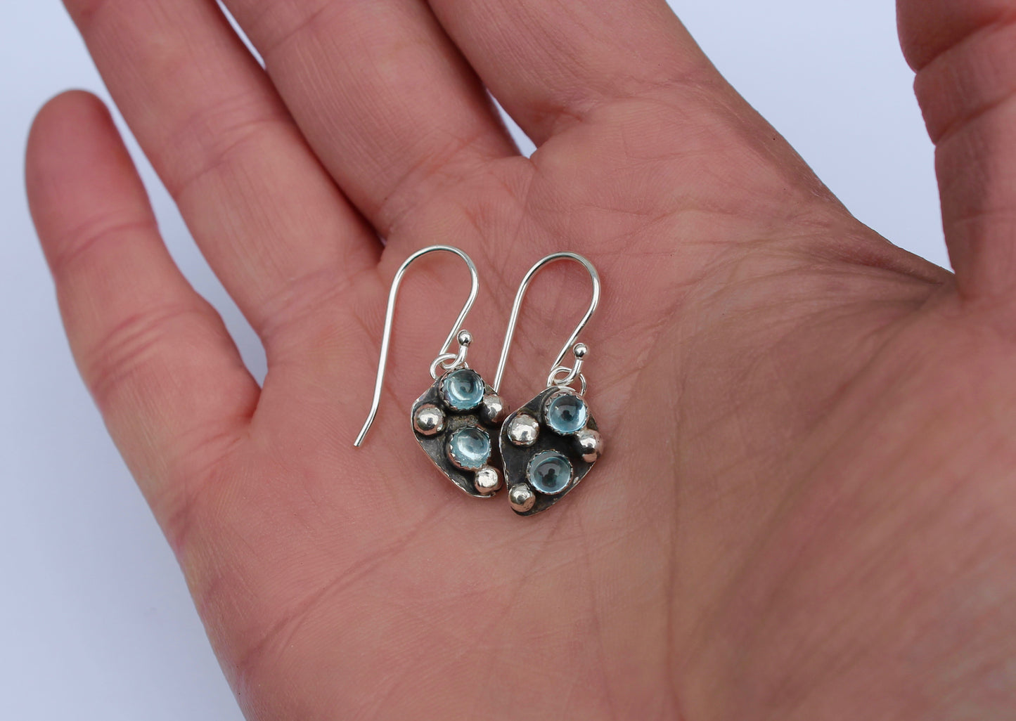 Birthstone or Multi-Stone Organic Earrings