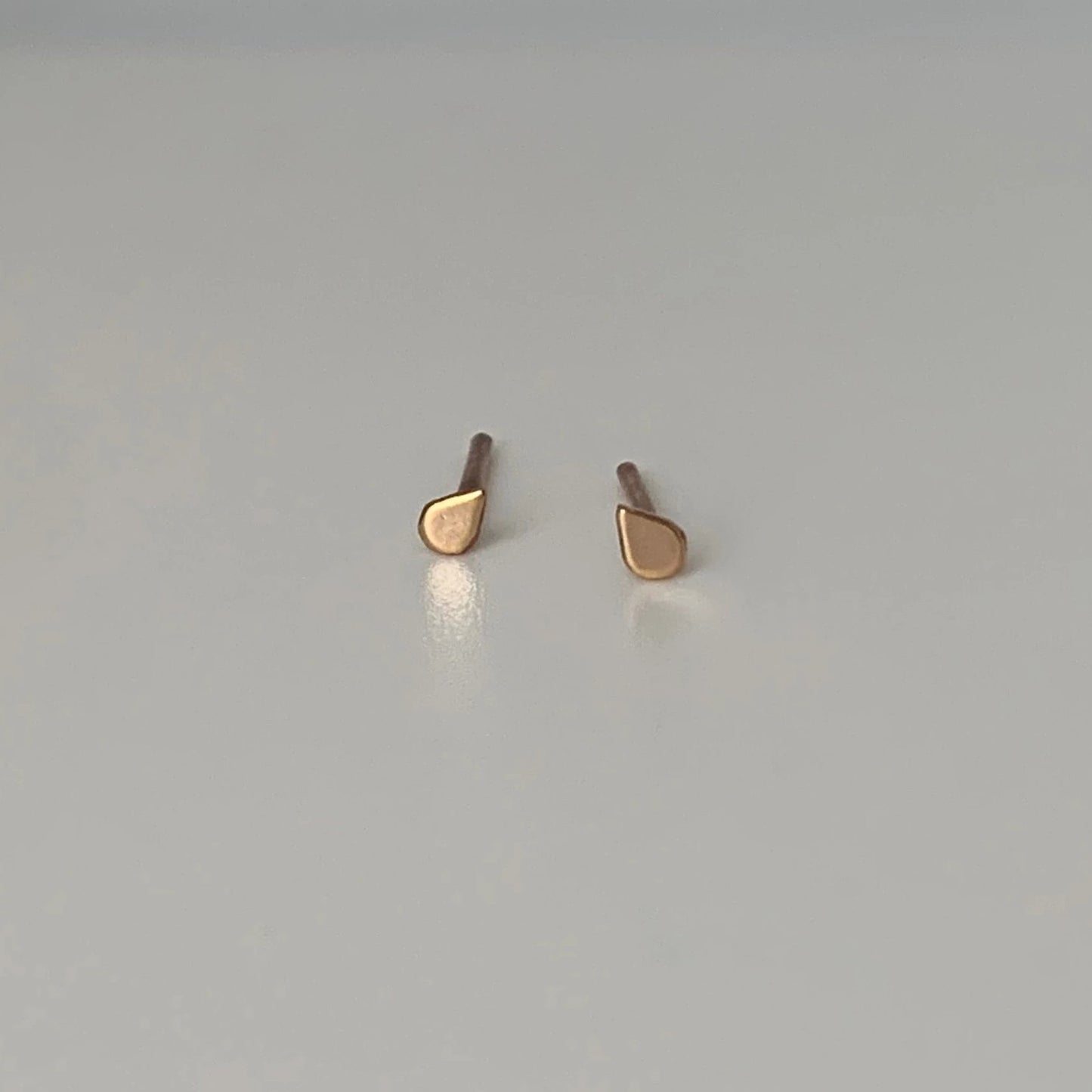Teardrop Tiny Post Earrings