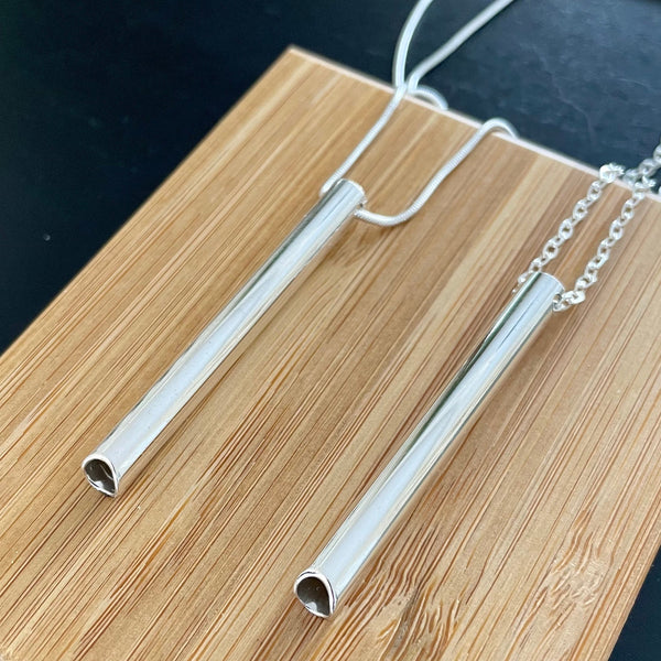 Breathing Tool Necklaces in sterling silver