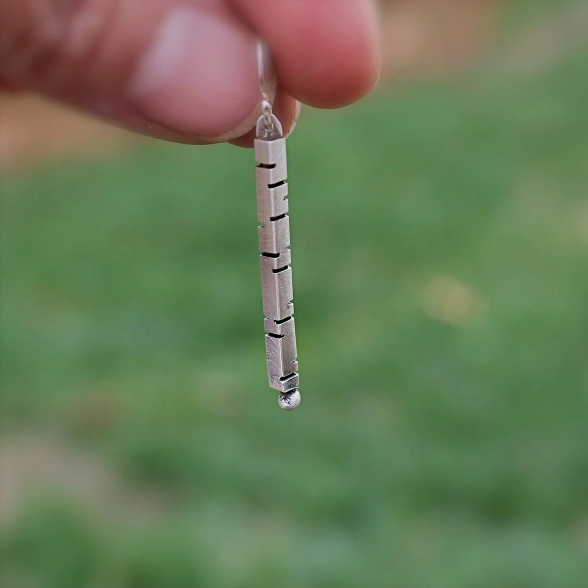 Birch Tree Earrings in Sterling Silver