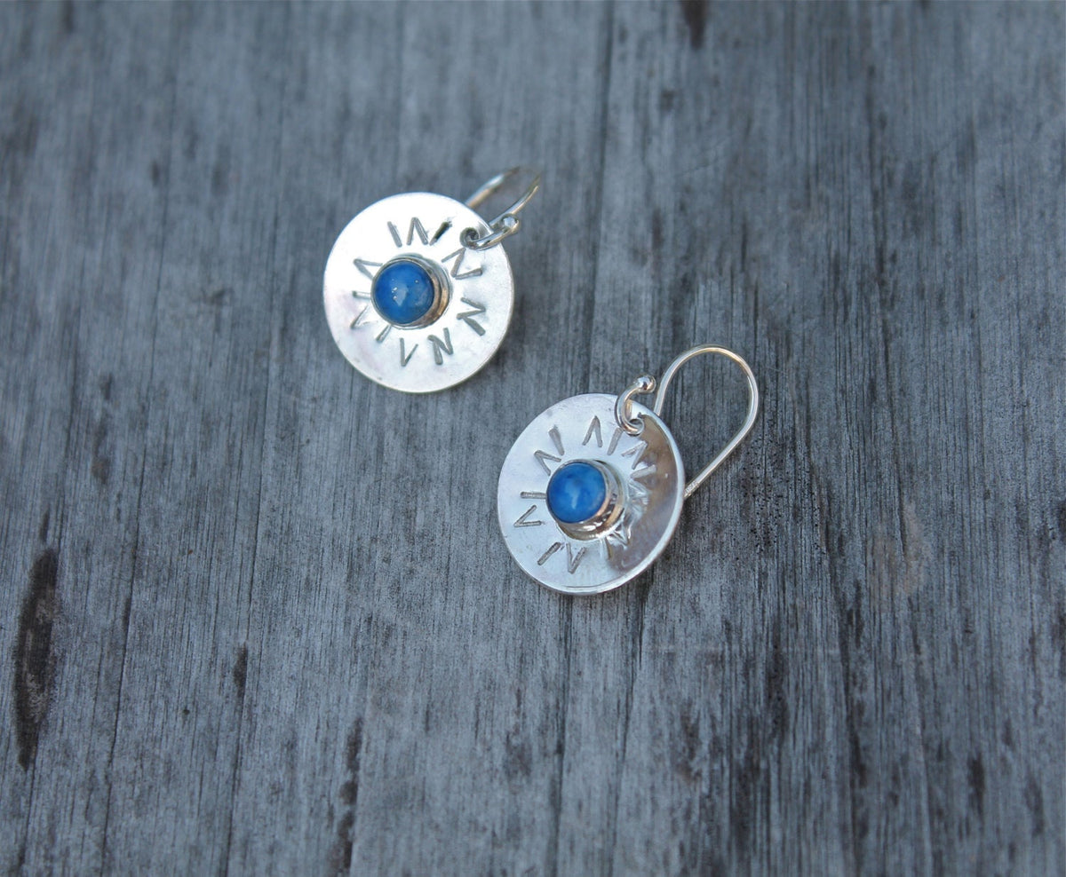 You Are My Sunshine Sterling Silver and Stone Earrings