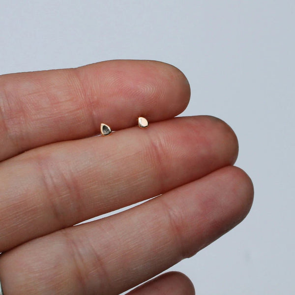 Teardrop Tiny Post Earrings