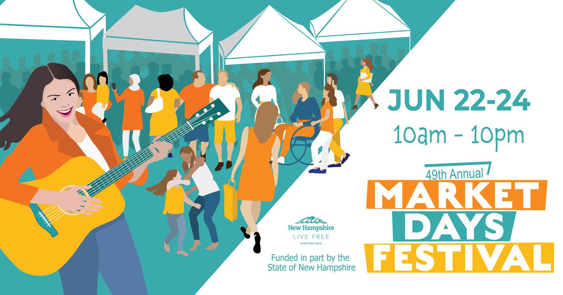 Market Days Festival 2023 June 22-24 Poster