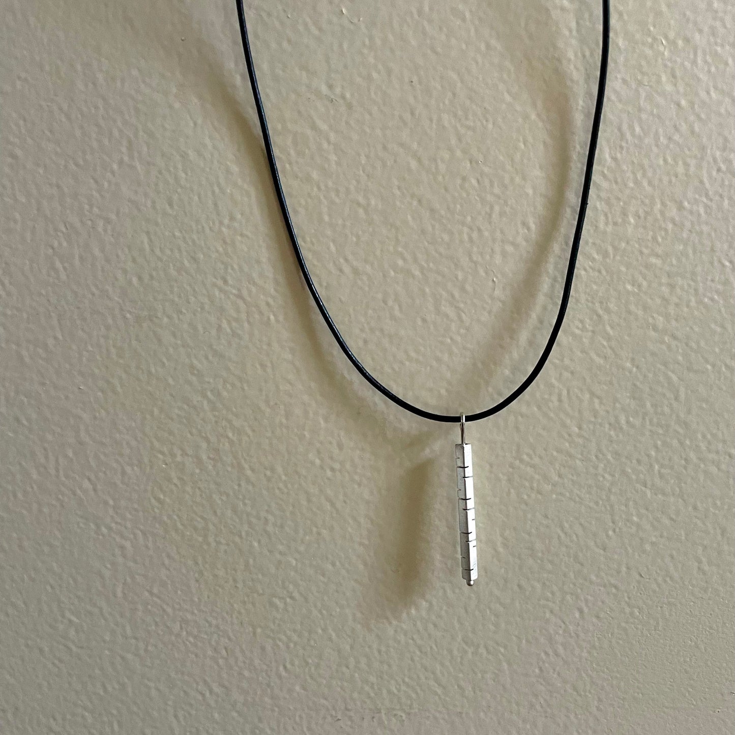 Birch Tree Necklace in Sterling Silver on Chain or Leather