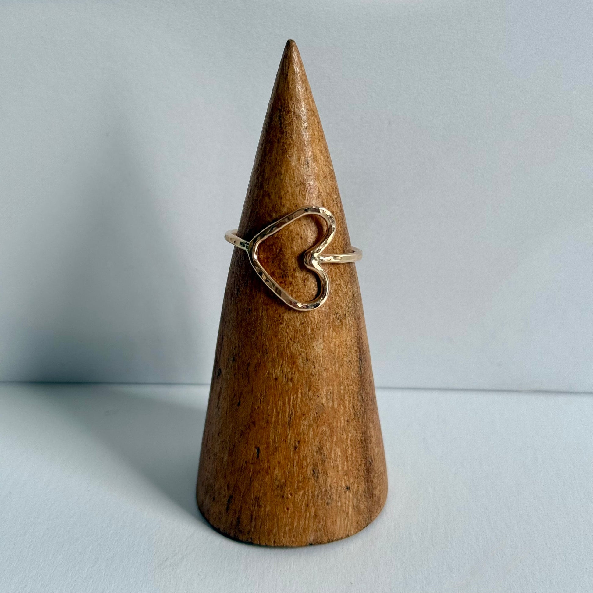 Heart ring in 14K gold filled