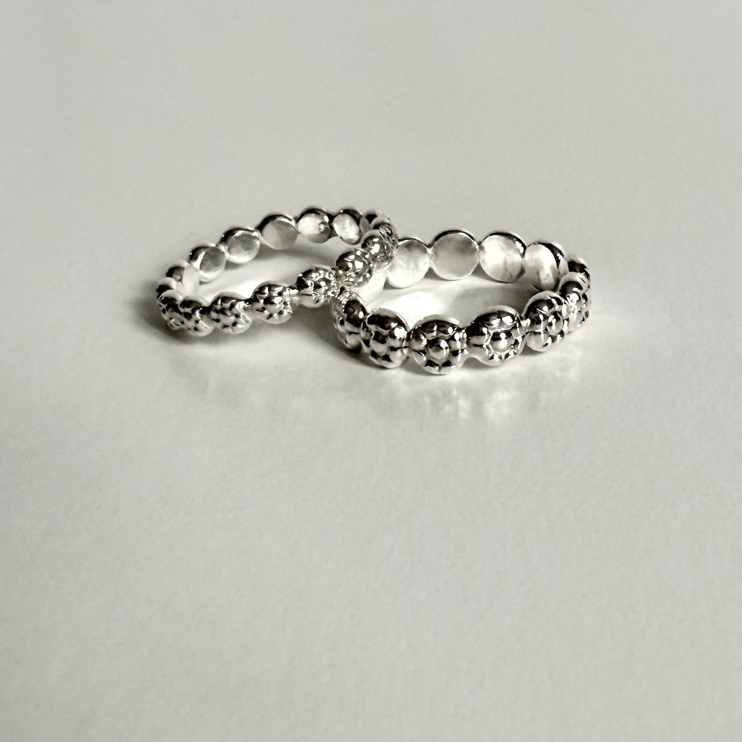 Flower Band in Silver Petite