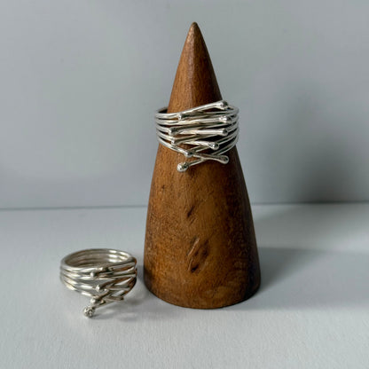 Embrace Ring in Silver