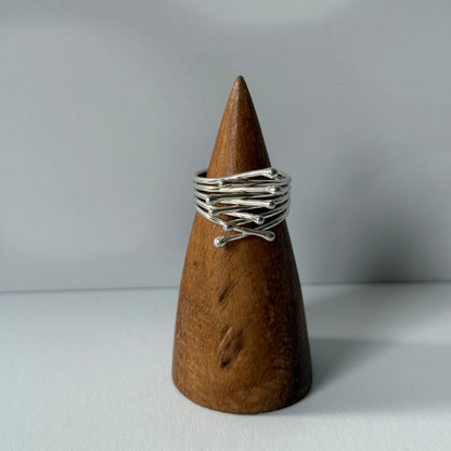 Embrace Ring in Silver