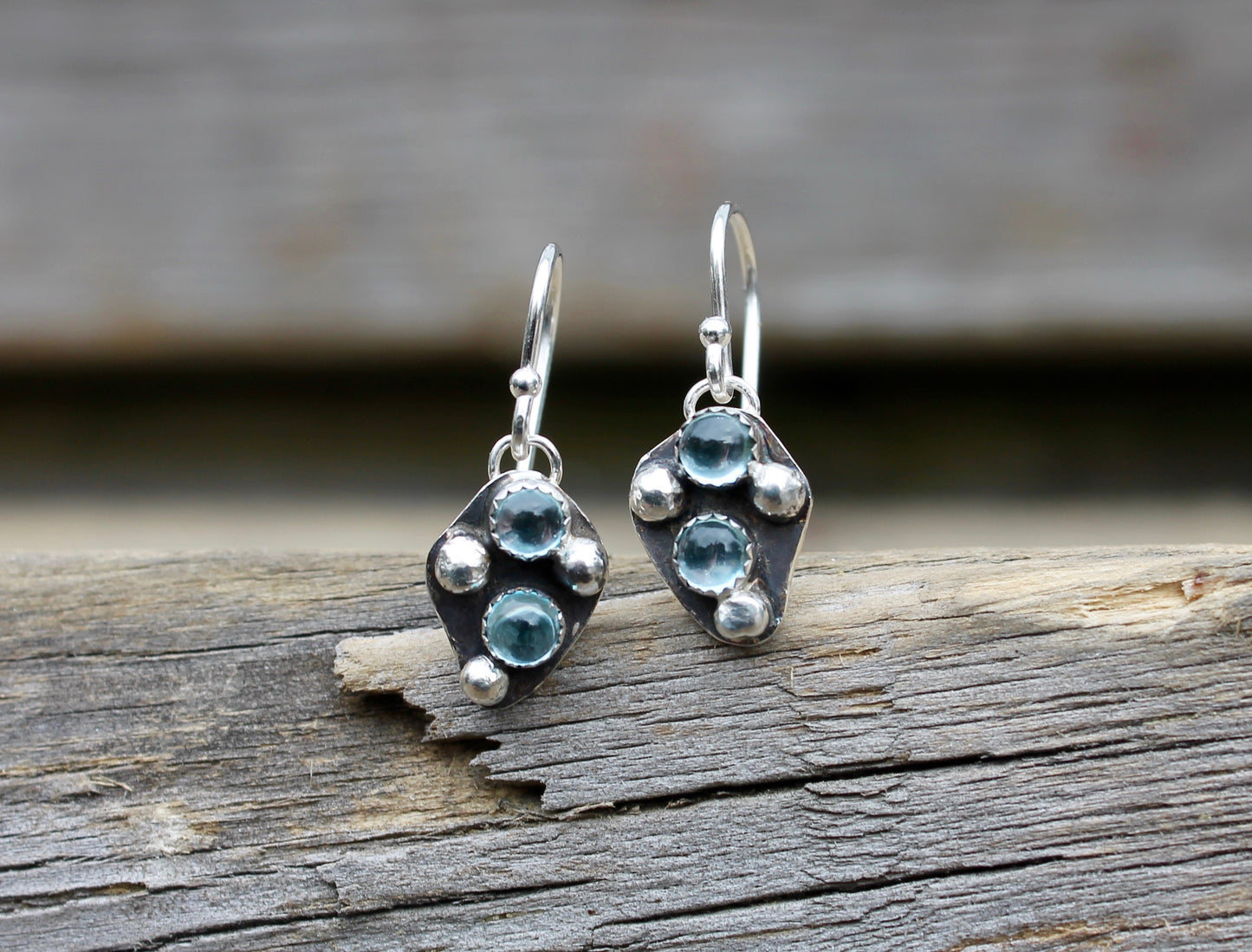 Birthstone or Multi-Stone Organic Earrings