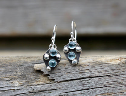 Birthstone or Multi-Stone Organic Earrings