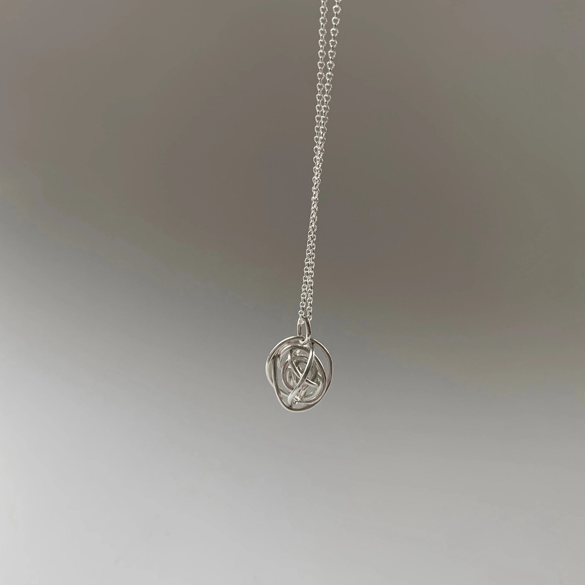 Silver Knot Necklace – Serge DeNimes