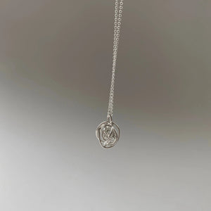 Silver Tumbleweed Knot Necklace