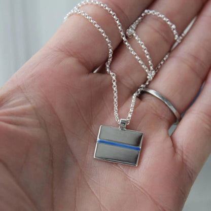 Thin Blue Line Pendant
