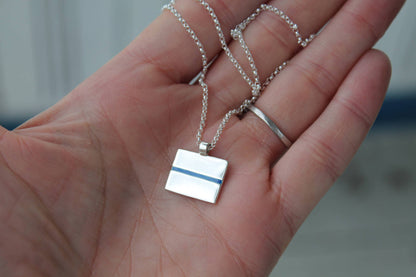 Thin Blue Line Pendant
