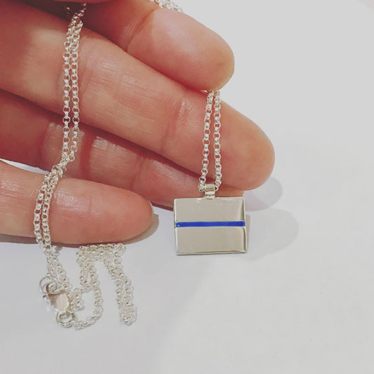 Thin Blue Line Pendant