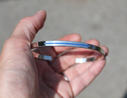 Thin Blue Line Police Bracelet