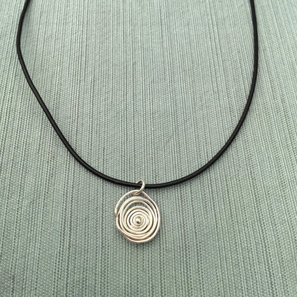 Nest Necklace in Sterling Silver