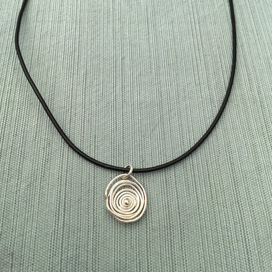 Nest Necklace in Sterling Silver