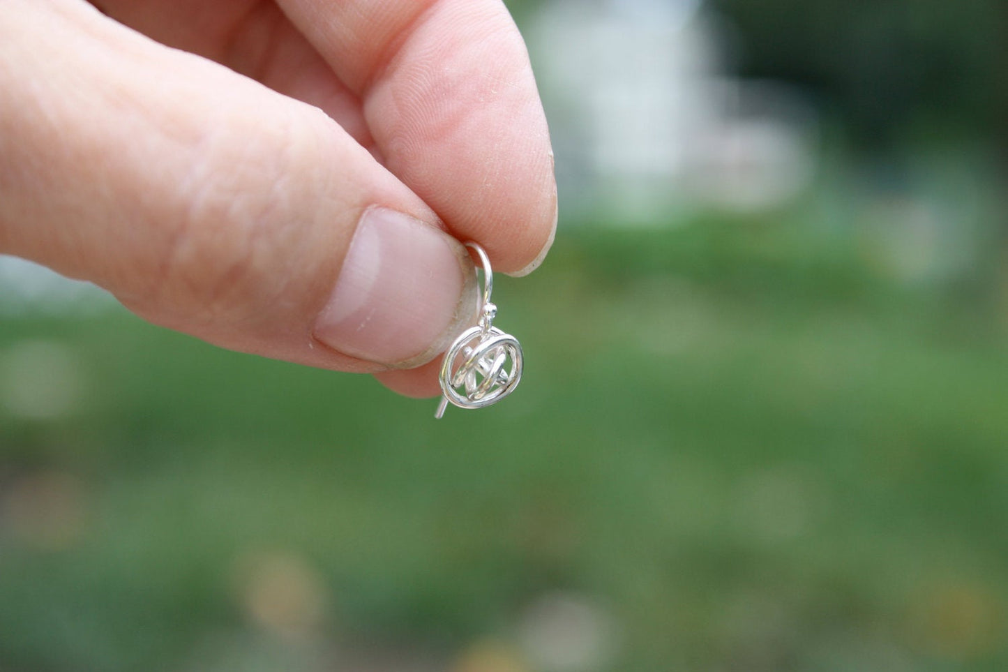 Tumbleweed Knot Earrings in Sterling Silver