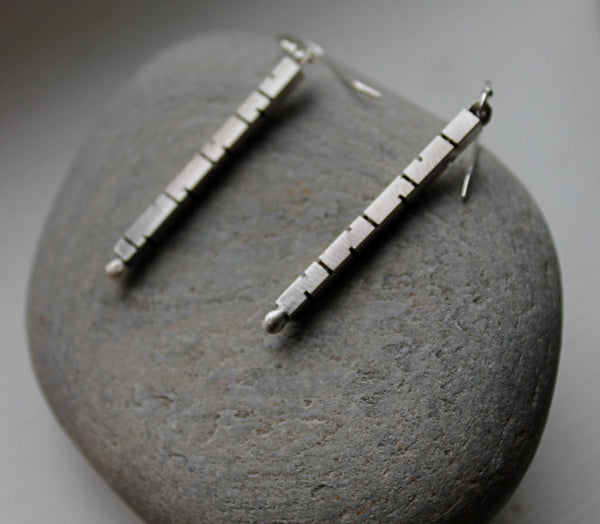 Birch Tree Earrings in Sterling Silver