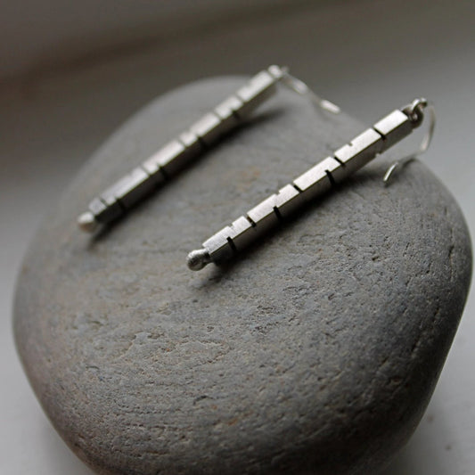 Birch Tree Earrings in Sterling Silver