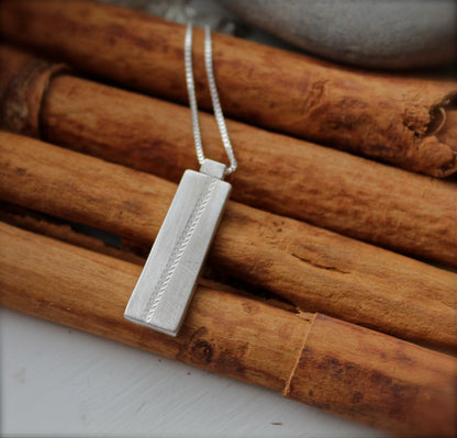 Bike Track Necklace Mountain Bike and Road Cycling Tire Track Pendant