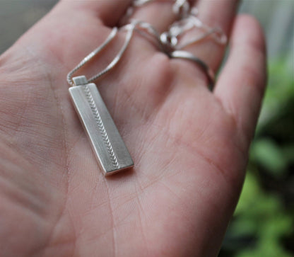 Bike Track Necklace Mountain Bike and Road Cycling Tire Track Pendant