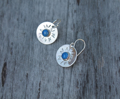 You Are My Sunshine Sterling Silver and Stone Earrings