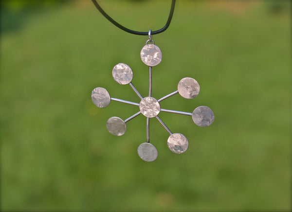 Silver Starburst Necklace