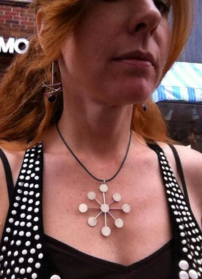 Starburst Necklace in Silver
