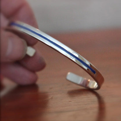 Thin Green Line bracelet for military, park rangers, conservation, border patrol